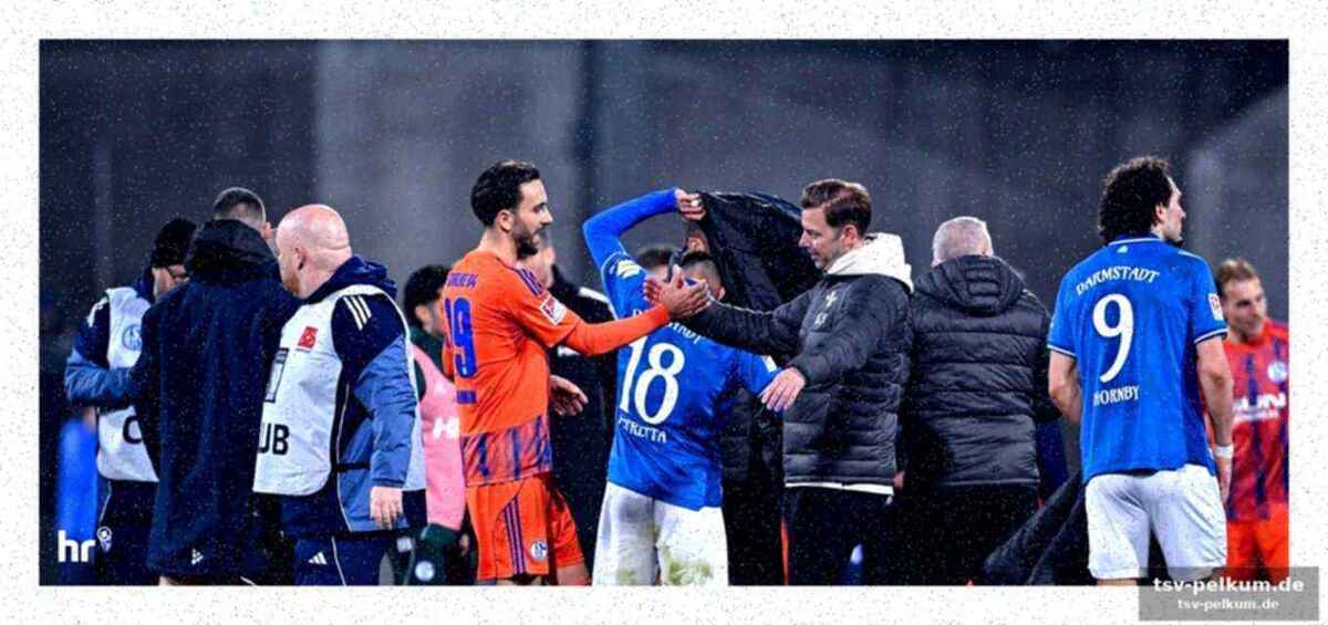 Schalke spielt mit, darmstadt spielt auf