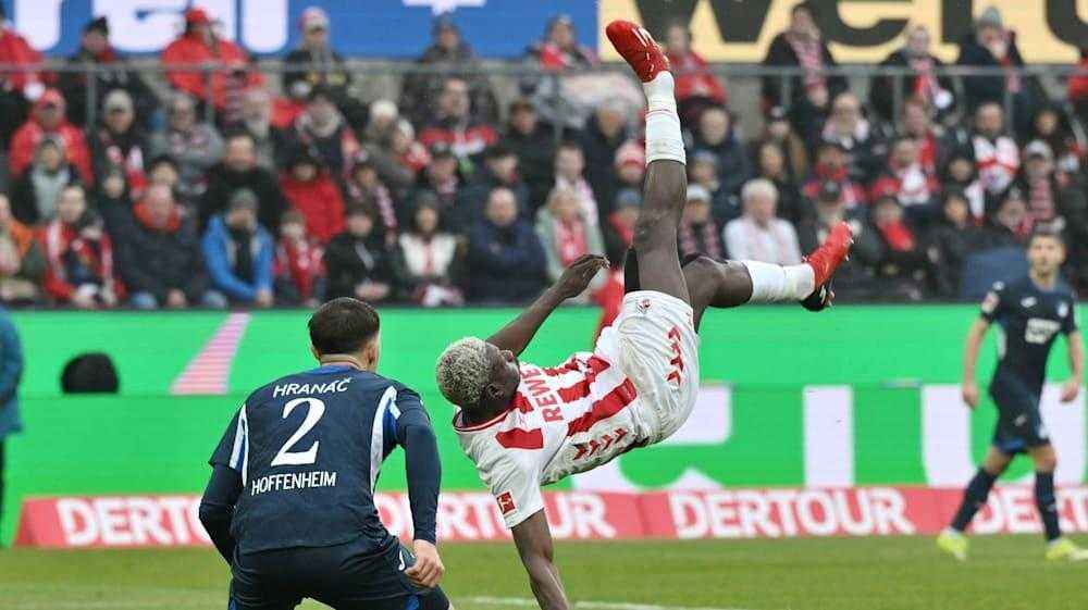 Aches fallrückzieher sorgt für köln-jubil: punkt gegen hoffenheim erkämpft