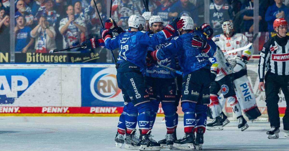 Adler und haie starten mit kantersieg und goldenem tor in die viertelfinal-serie