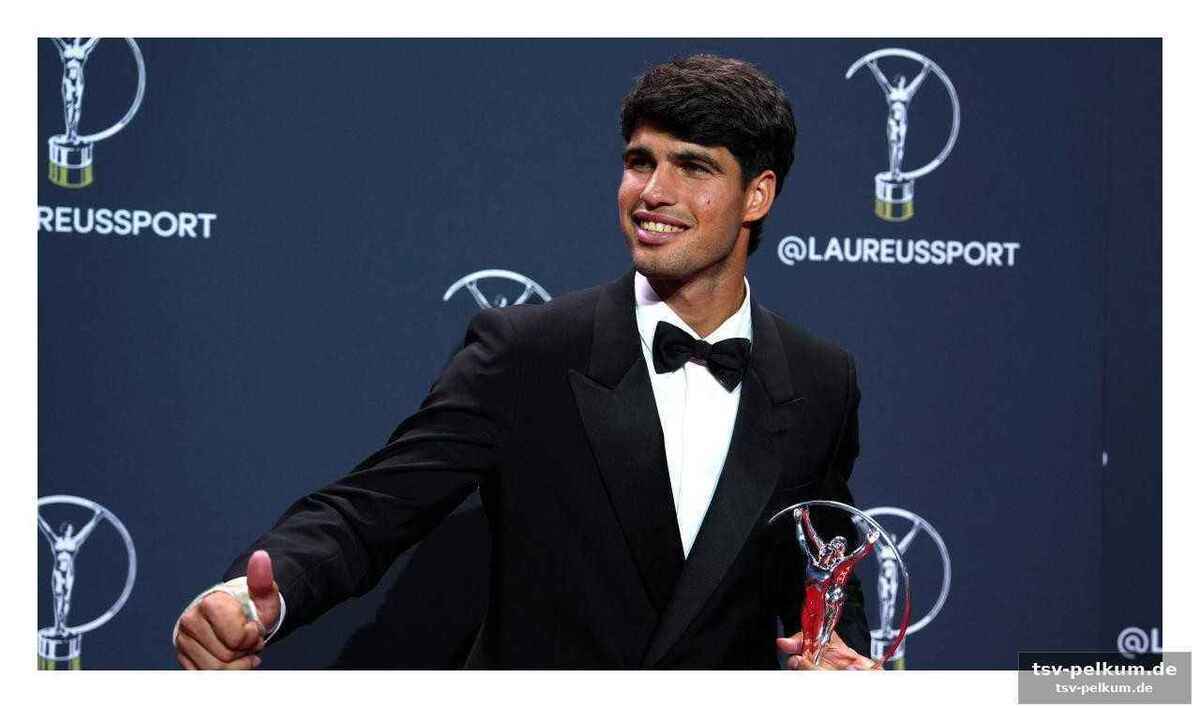 Ein junger könig krönt sich zum laureus-sieger