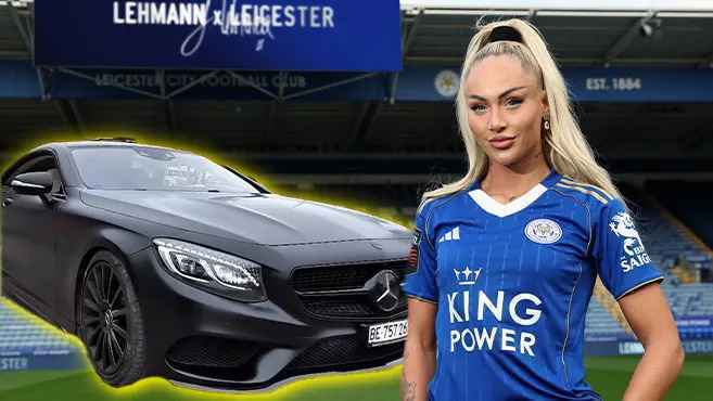 Alisha lehmann und ihr 200.000 euro batmobil – was für ein auftritt!