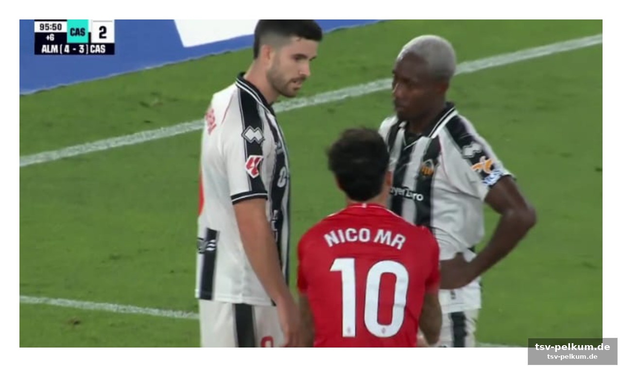 Die hitzige szene nach dem siegtreffer