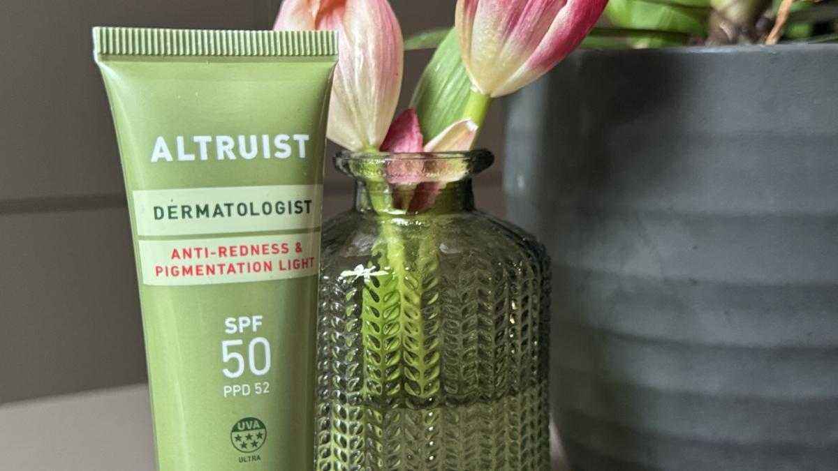 Altruist erweitert anti-rötungen-pflege: leichtere formel für hellere hauttöne