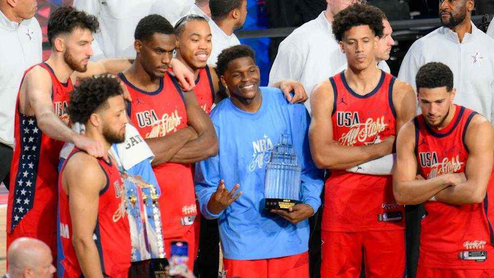 Anthony edwards und die rising stars sichern sich den all-star sieg 2026