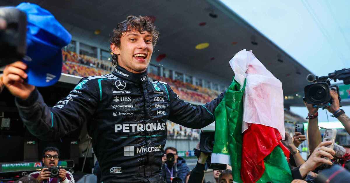 Antonelli schlägt in shanghai ein: italiens 70-jährige wm-sehnsucht lebt