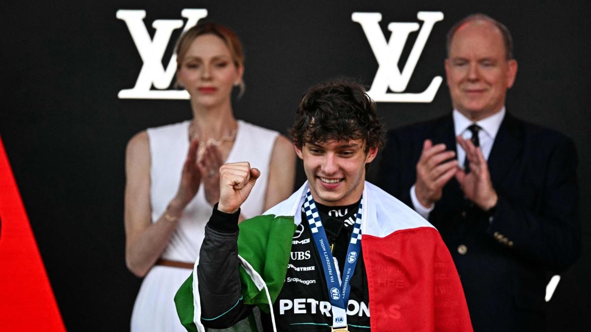 Antonelli triumphiert in monaco: mercedes dominiert!