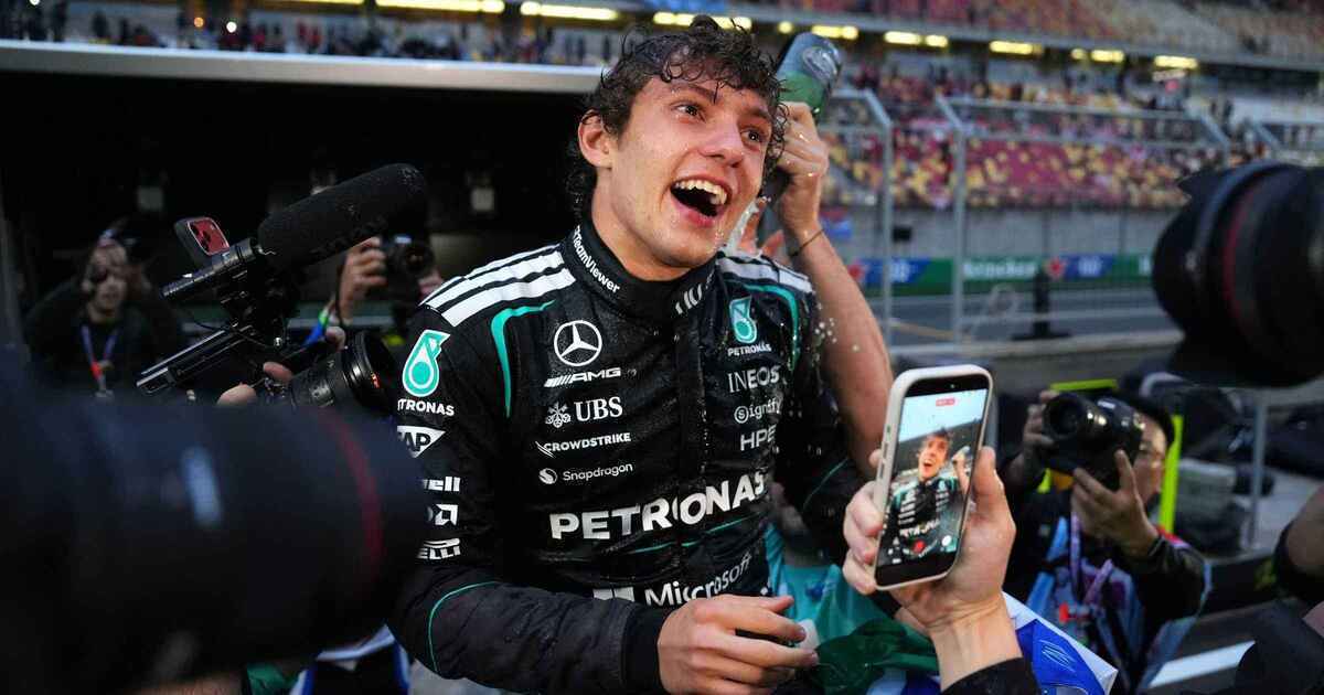 Antonelli weint sich in die formel-1-geschichte – mercedes-junge löst tränen-damm in shanghai