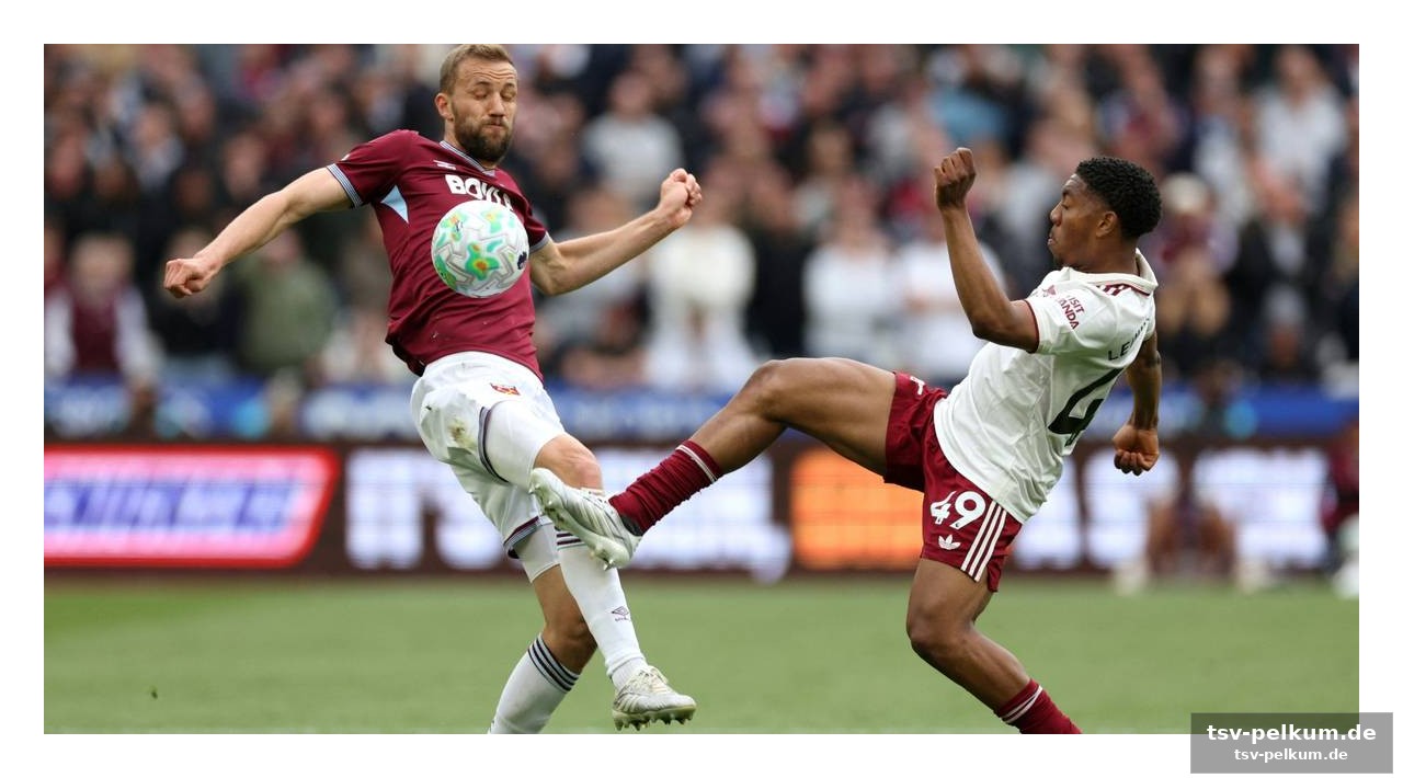 Die gunners unter druck: west ham wehrt sich leidenschaftlich