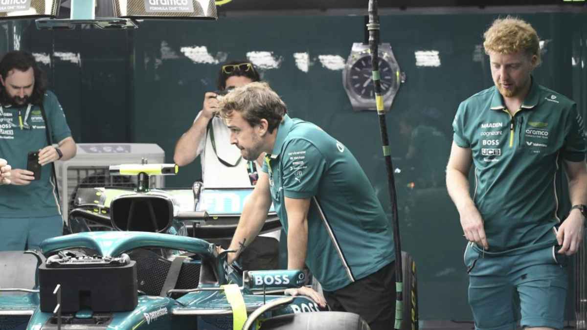 Aston martin: sitzproblem beendet alonsos rennen in kanada