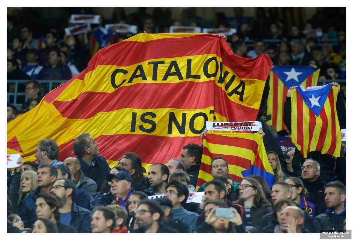 Barcelona und die esteladas: ein weiteres beispiel