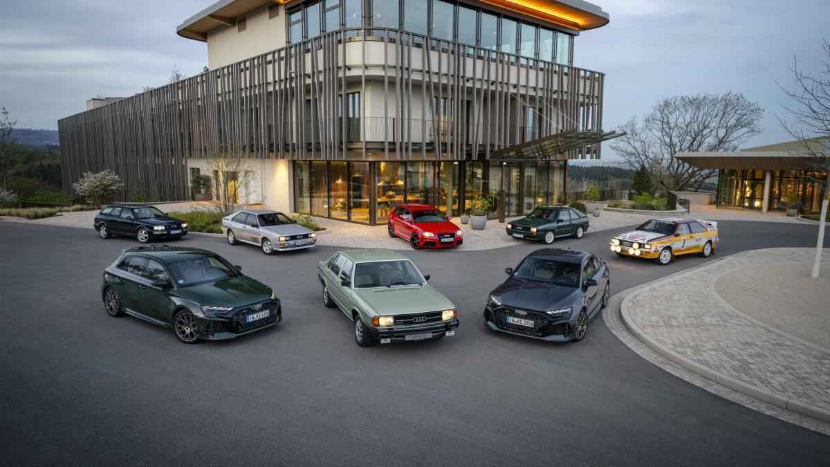 Audi's fünfzylinder-legende: 50 jahre innovation und motorsport-erfolg