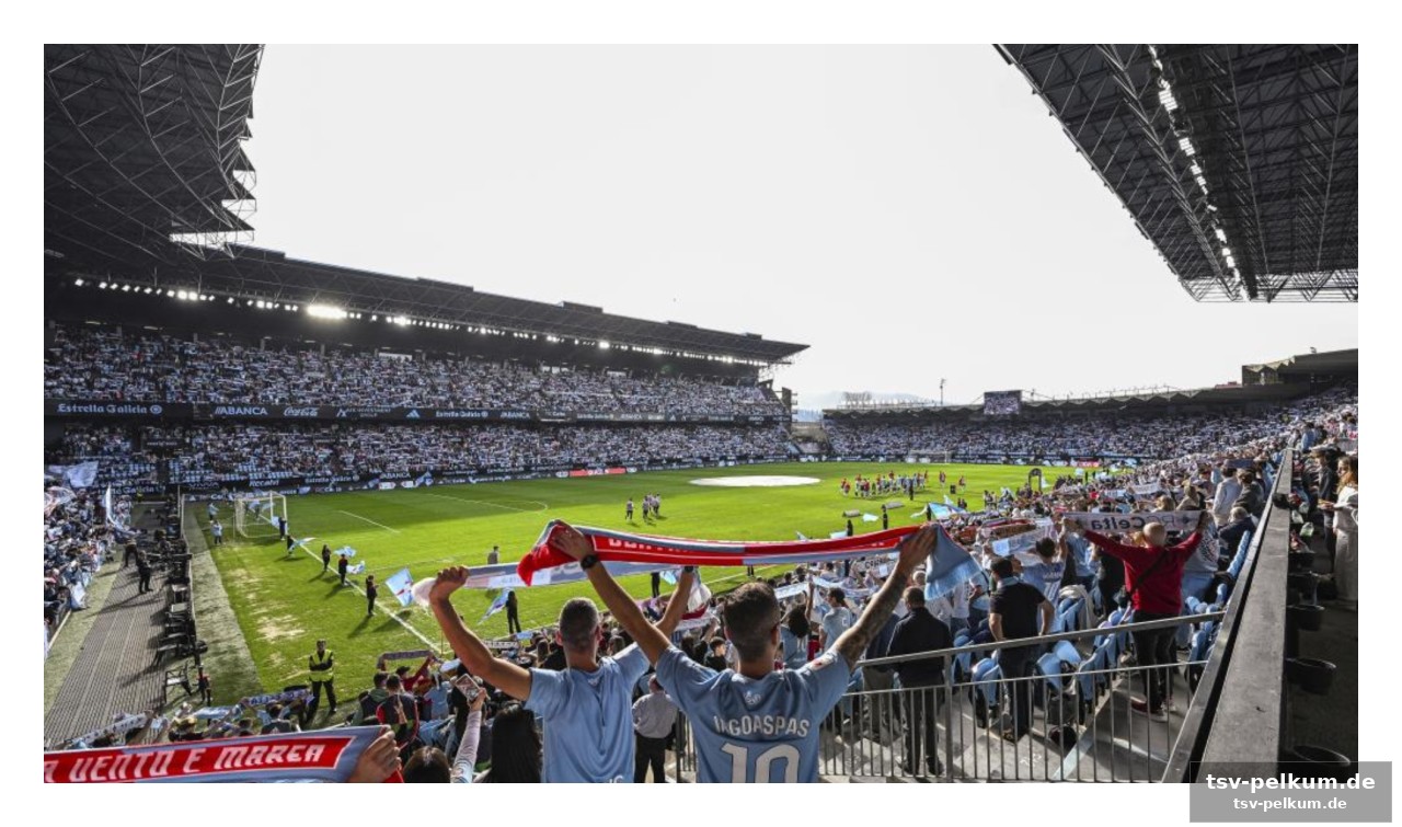 Ein stadion voller leidenschaft: mehr als 18.000 fans stürmen balaídos