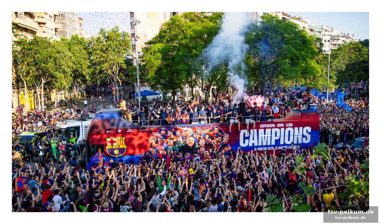 Die blaugrana bereiten den triumph vor