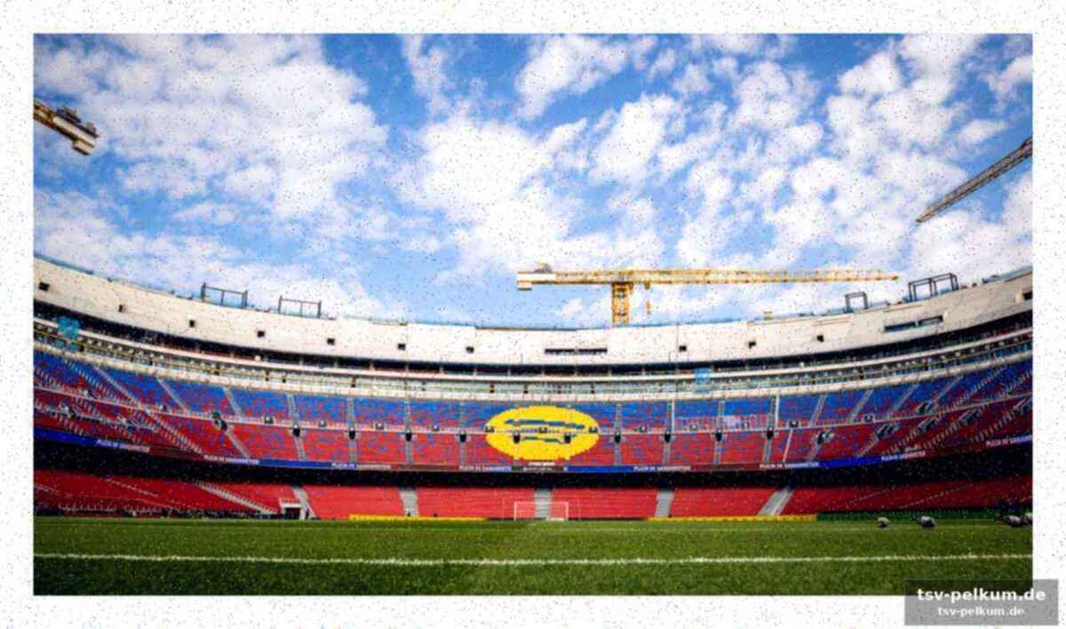 Zehn neulinge erleben das camp nou zum ersten mal