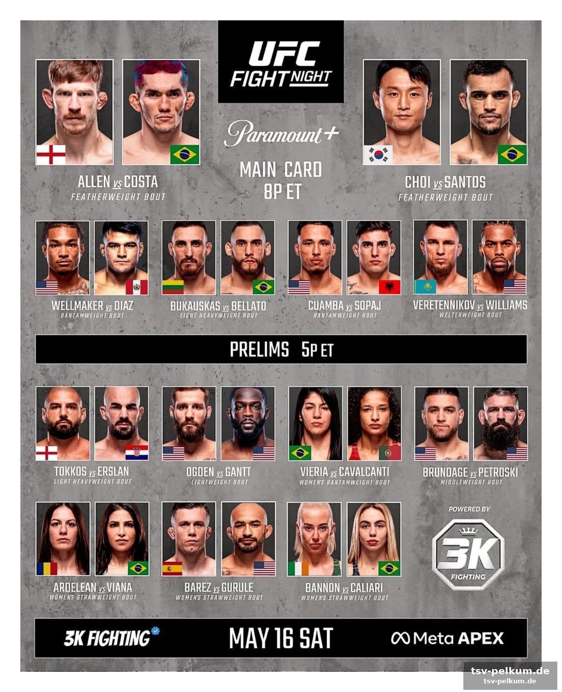 Weitere highlights des fight nights