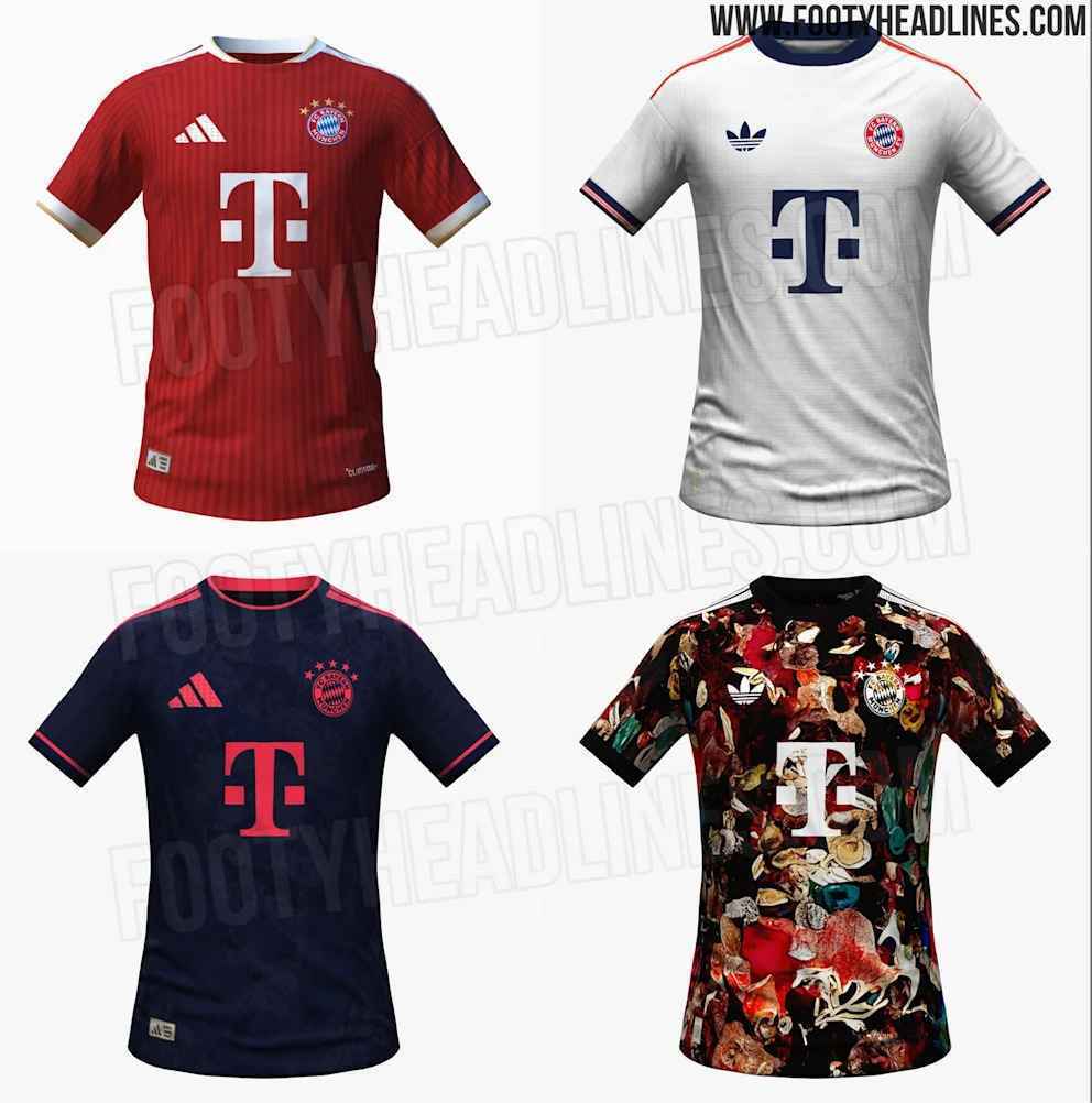 Bayern-Fans aus dem Häuschen! Die Trikots der neuen Saison geleakt – Was ist das für ein Hawaii-Shirt?!