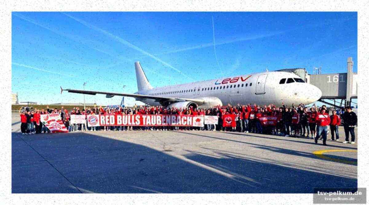 Fan-flieger „fanair“ rettet die situation