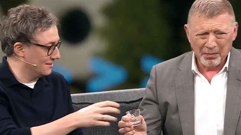 Becker und das dschungel-mittel: schmeckt ihm das wirklich?
