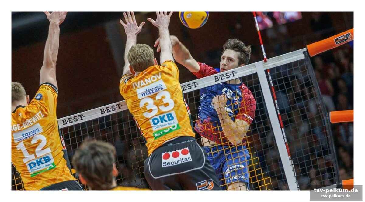Ein feuerwerk der emotionen und des volleyballs