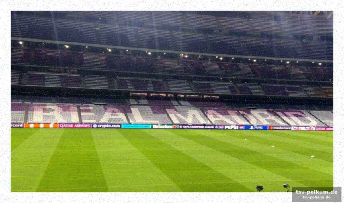 Ein bernabéu in weiß und violett: die beeindruckende tifo-inszenierung