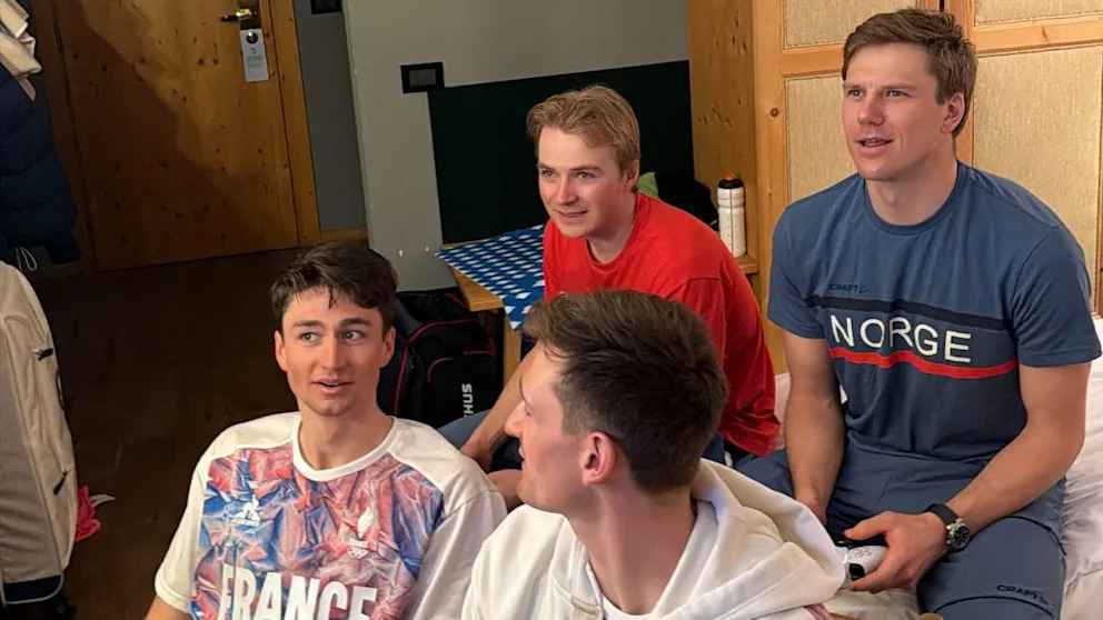 Biathlon-stars schlagen die langeweile: gaming-sessions und mehr