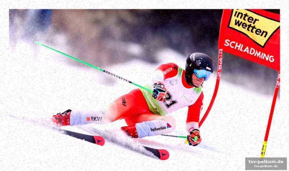 Souveräner auftritt in den französischen alpen