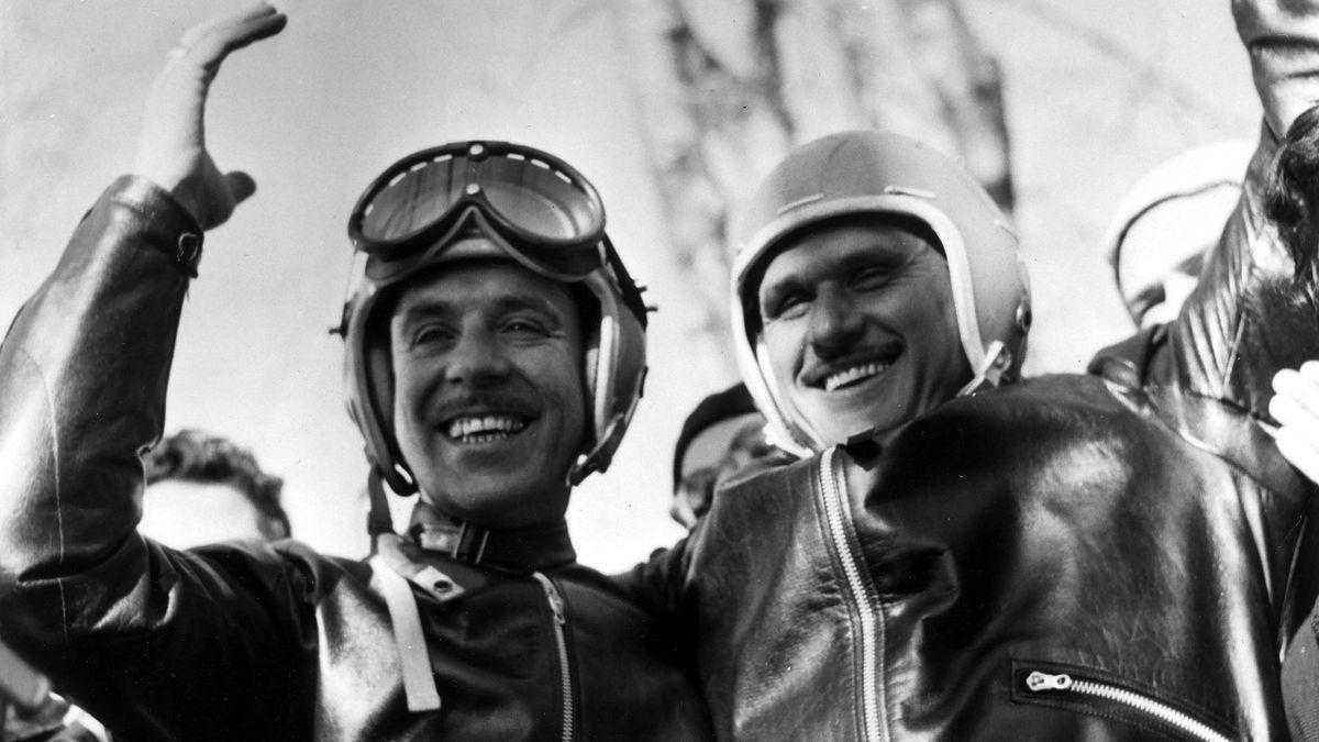 Bob-olympiasiege von 1956: als fliegerhelden das eis beherrschten