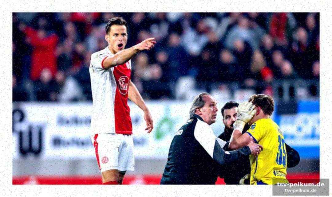 Spieler blutend, fans tobend – die szene, die den sport vergessen ließ