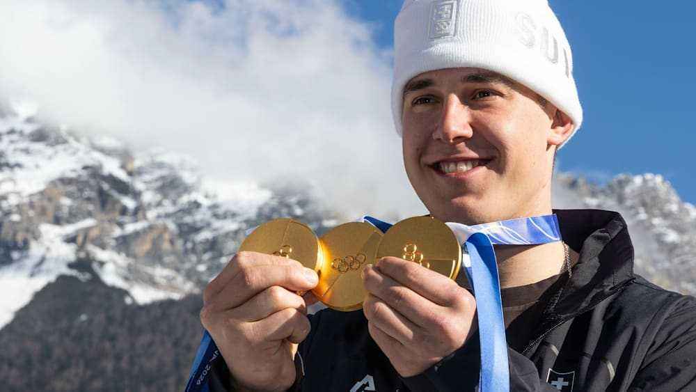 Boltigen feiert dreifach-olympiasieger franjo von allmen