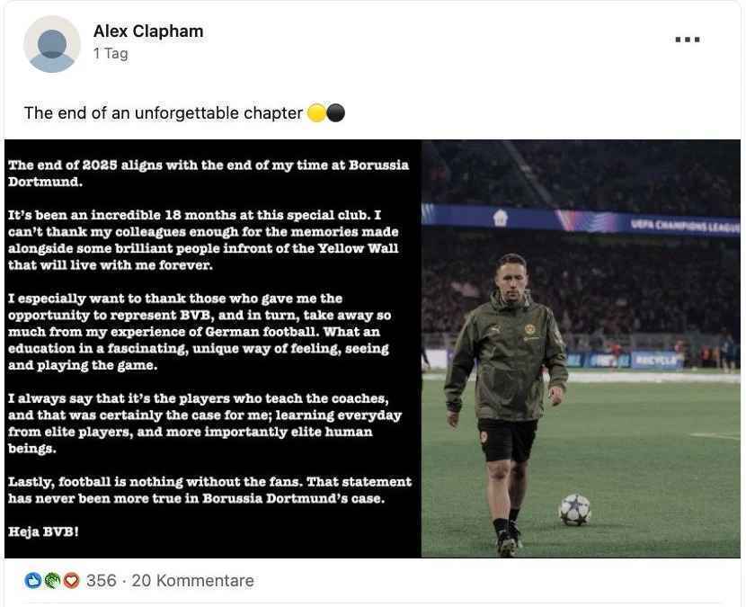 Bombe in Dortmund! Trainerclapham packt überraschend die Koffer!