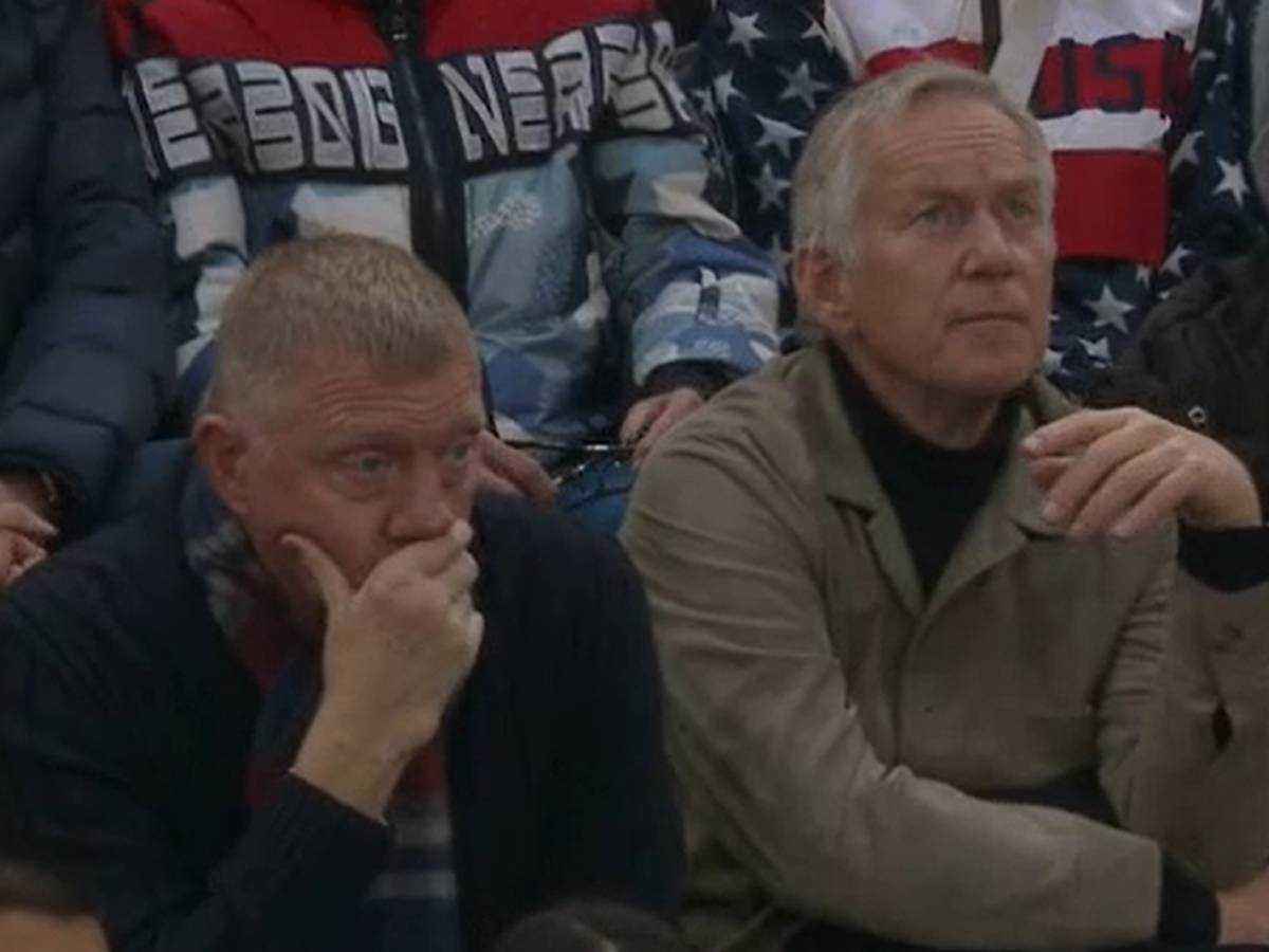 Boris becker unterstützt eishockey-nationalmannschaft bei olympia in mailand