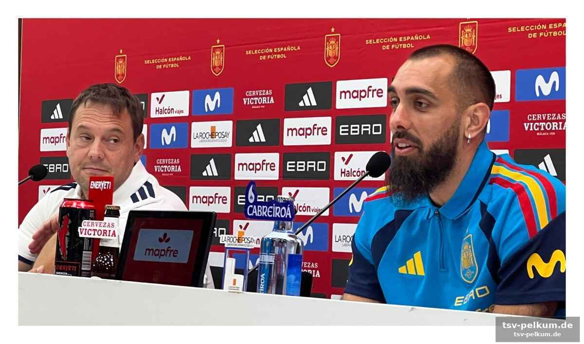 Ein galicischer spieler zwischen nervosität und stolz