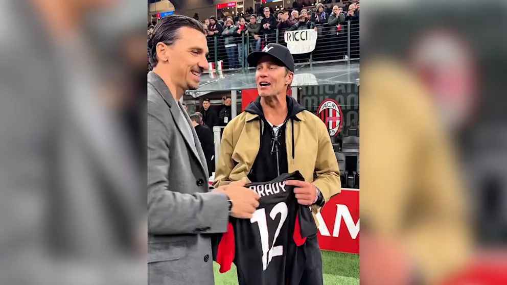 Brady trifft zlatan: ein besuch des nfl-goat beim ac mailand