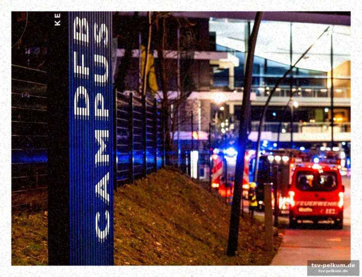 Schnelle reaktion der feuerwehr