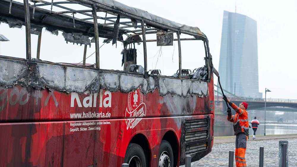 Brandanschlag auf mannschaftsbus des halleschen fc: polizei sucht zwei verdächtige