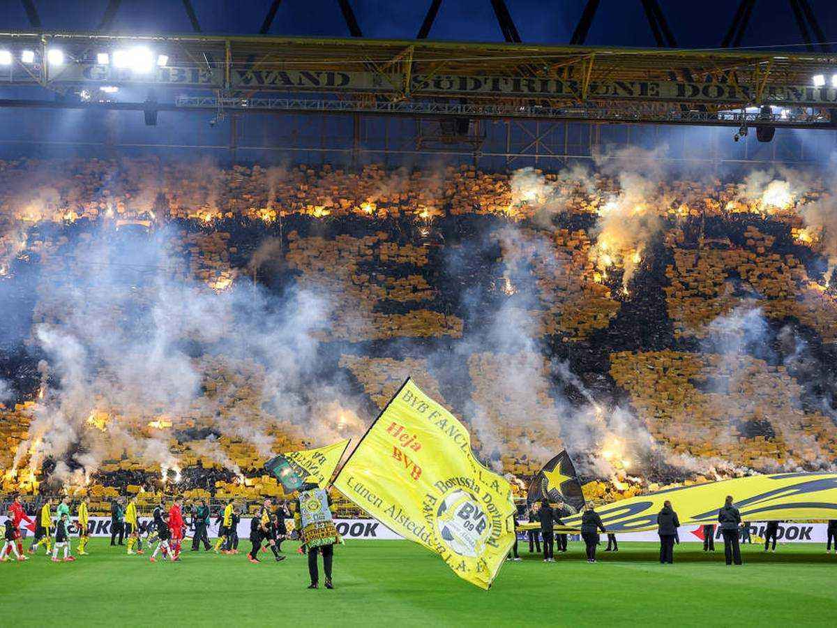 Bvb-fans zünden feuerwerk – bayern-anhänger gefühlt blockiert