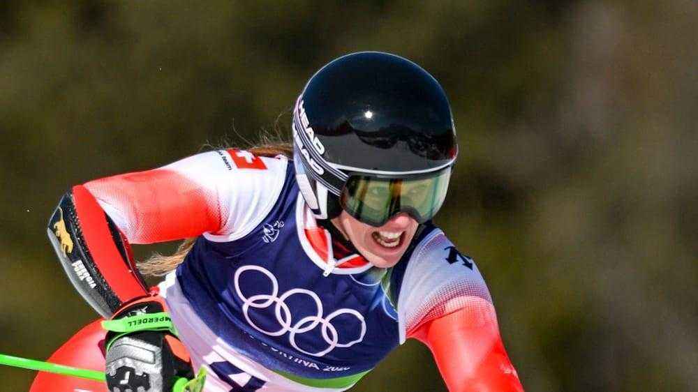 Camille rast kämpft im riesenslalom – zweiter durchgang bietet chance
