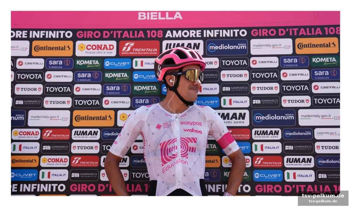 Ein rückschlag für carapaz und das team ef education-easypost