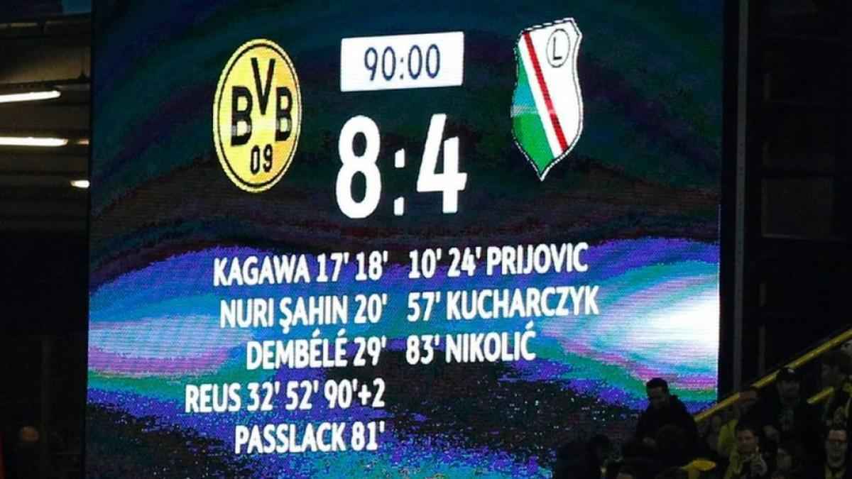 Champions league: dortmunds 8:4-spektakel – ein historischer vergleich!