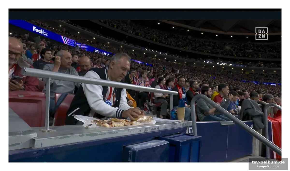 Ein snack mit champions-league-flair