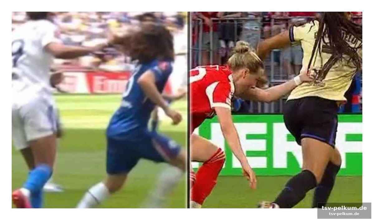 Ein foul, das nicht sanktioniert wurde
