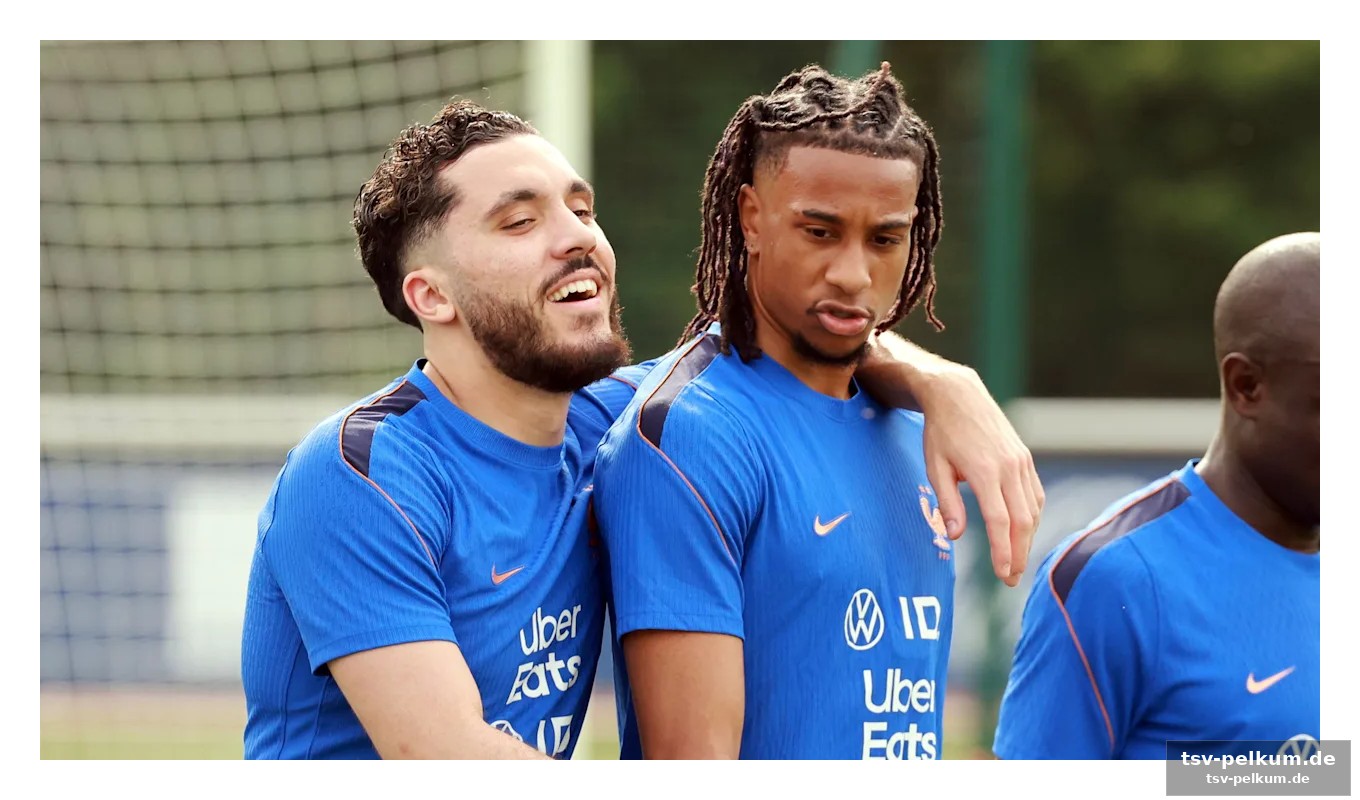 Ein eingespieltes duo, das vor toren glänzt