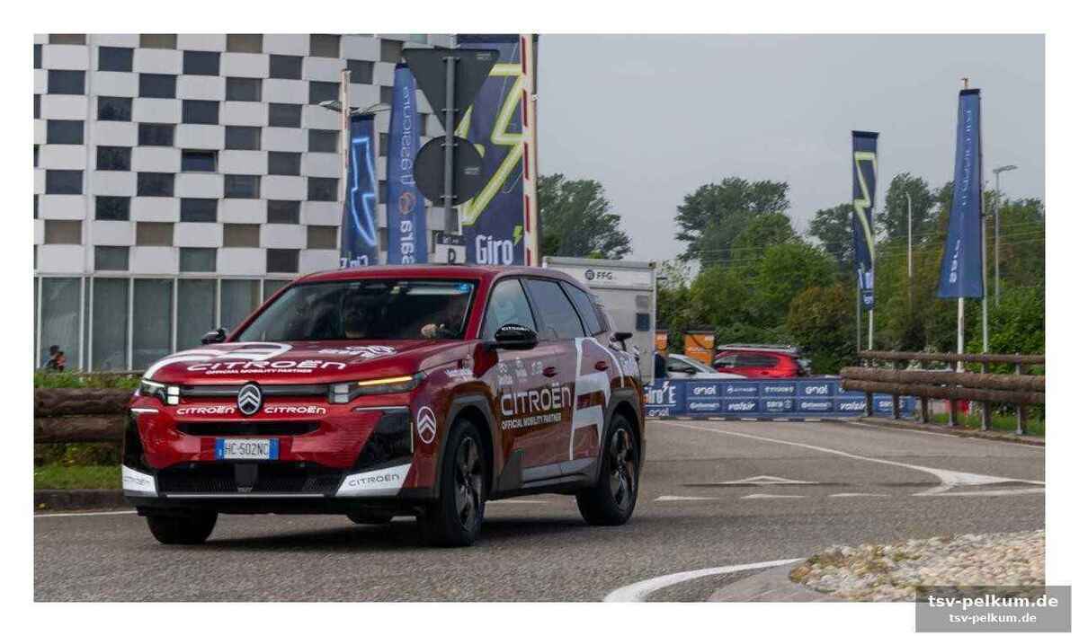 C5 aircross: komfort und reichweite für das italienische radrennen