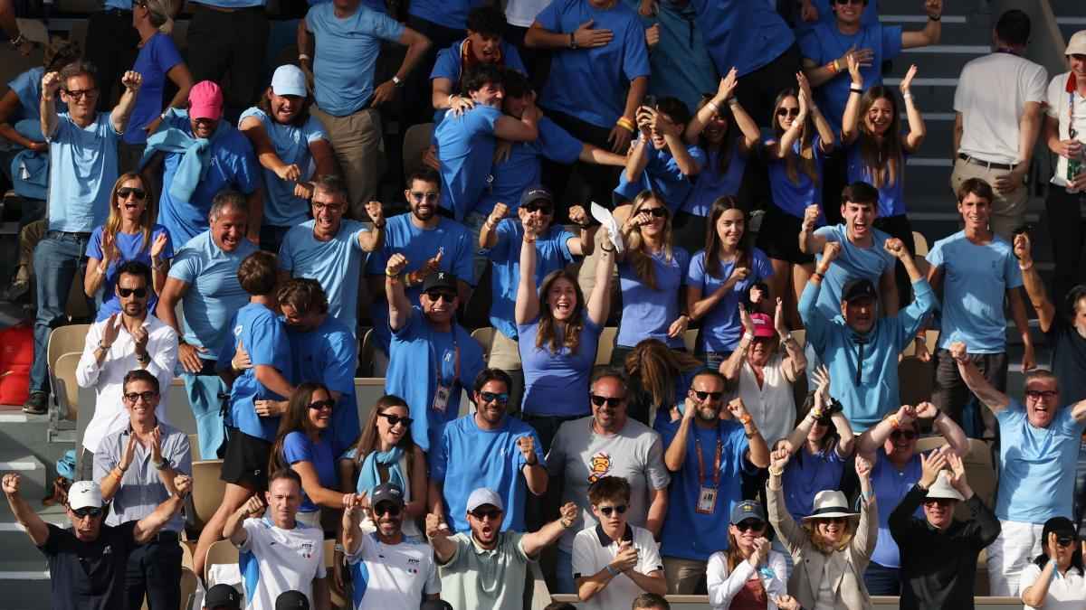 Cobolli: azur-welle in paris – eine familie feiert, egal wie das spiel ausgeht