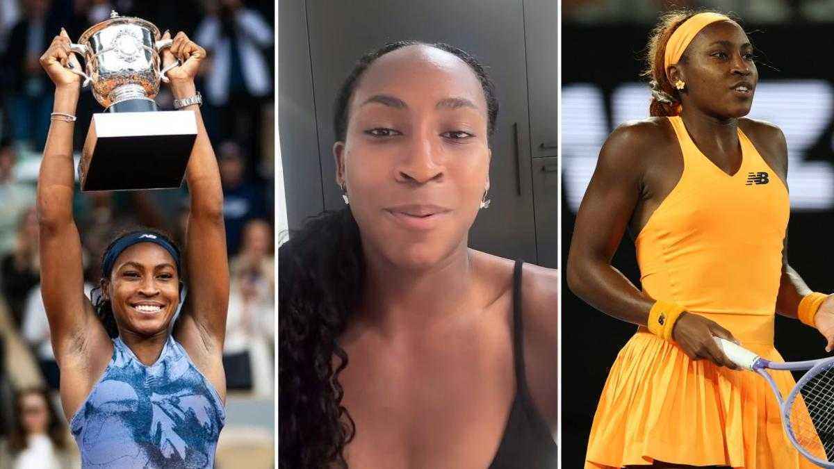 Coco gauff schüttelt hater ab: "meine haare sind gut genug!"