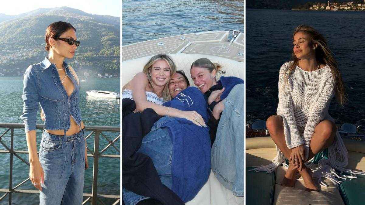 Como-glamour: elodie und ihre freundinnen verzaubern den see!