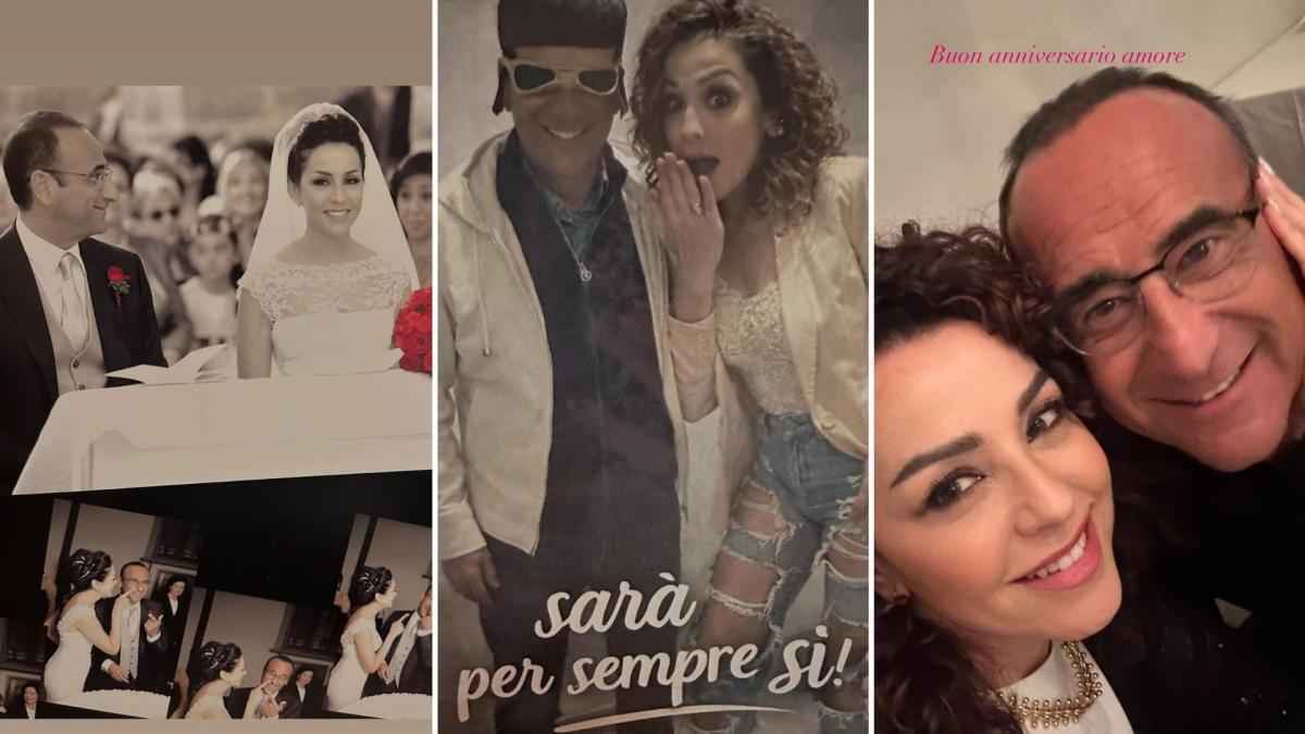 Conti & vaccaro: sanremo-neckerei und jeans-provokation zum hochzeitstag