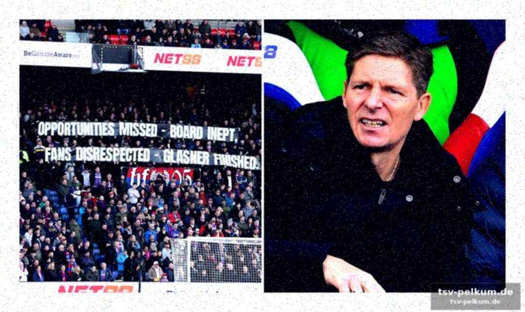 Fan-protest: „glasner fertig!“