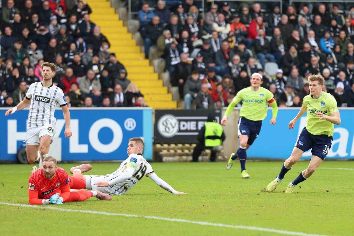 Dämpfer für elversberg: hertha bsc dominiert und siegt klar mit 3:0