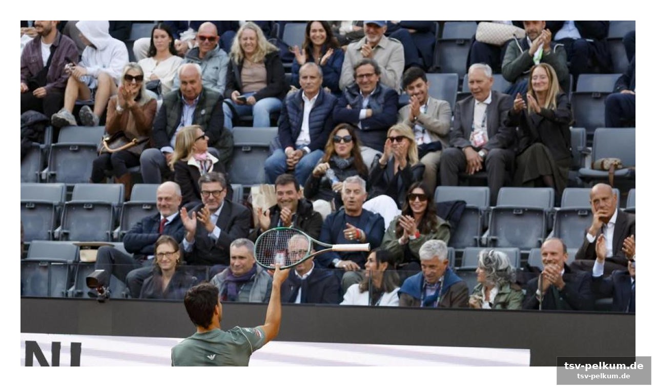 Ein unerwarteter zwischenfall auf dem centre court